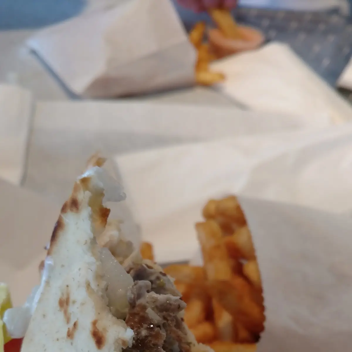 Lamb and Beef Gyro Combo