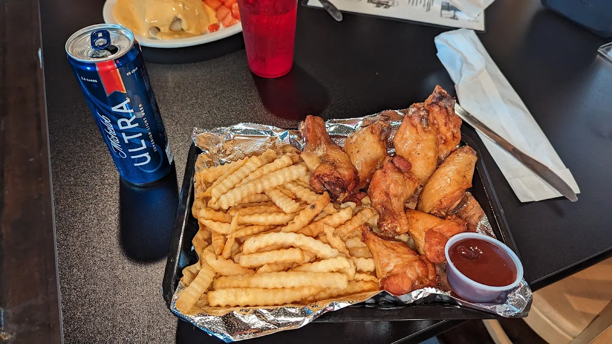 Crump Wings and Fries