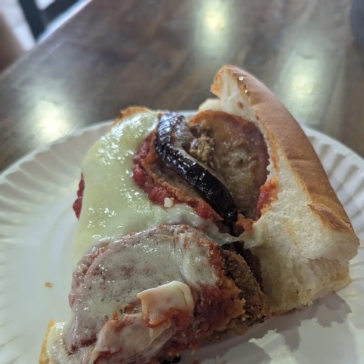 Eggplant Parmesan Sub