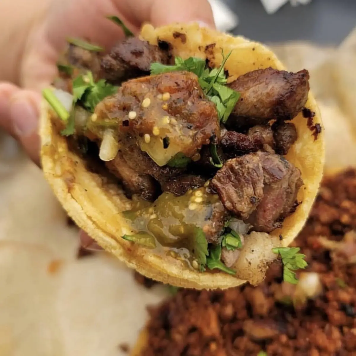 Lengua Beef Tongue Taco