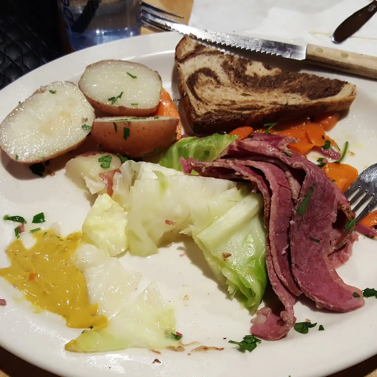 Corned Beef & Cabbage Dinner