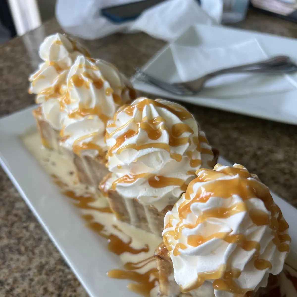 Cuatro Leches Plantain Bread Pudding