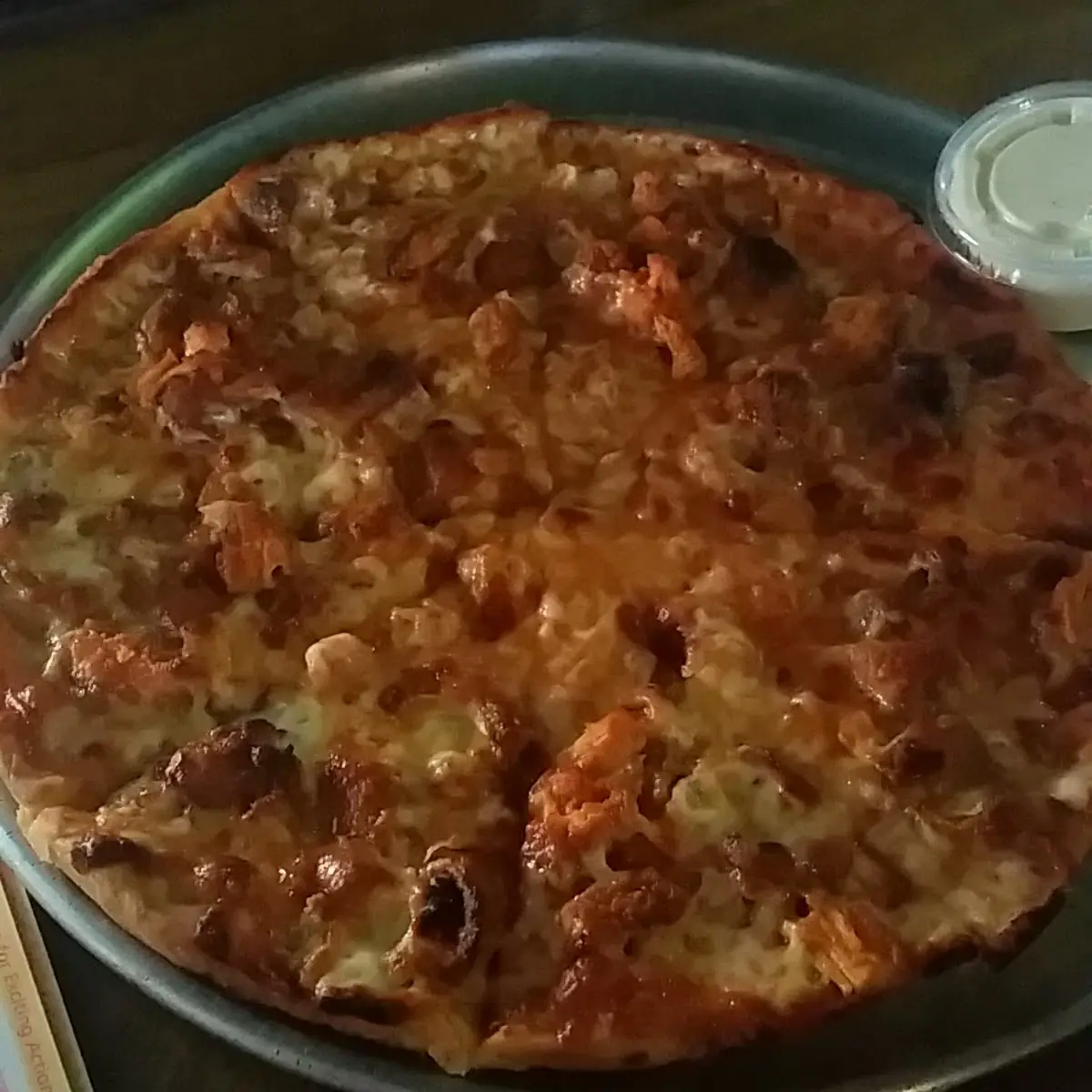 Buffalo Chicken Mozzarella Cheese Stix Pizza