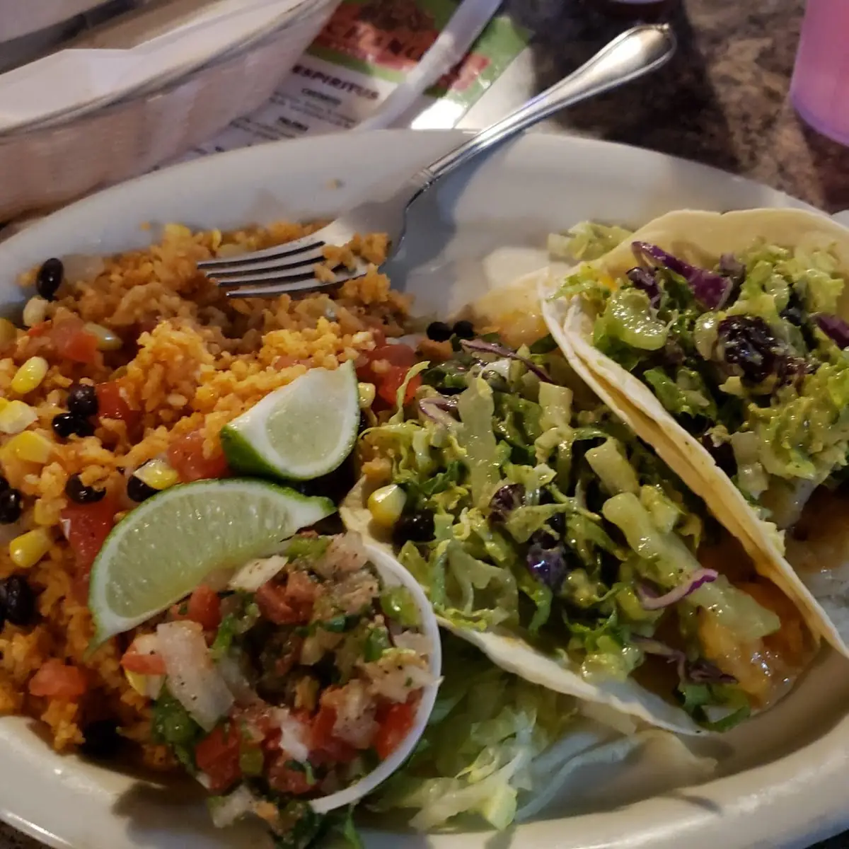 Shrimp Taco Salad