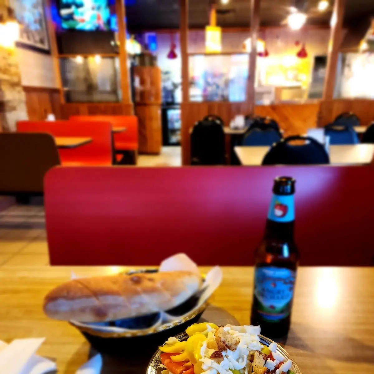 Side Salad and Bread