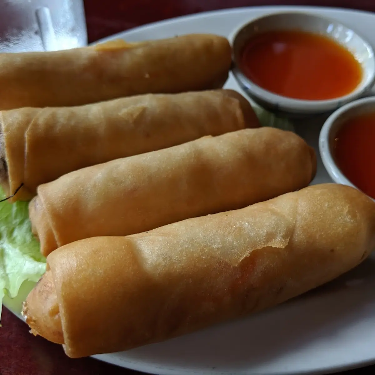 Poh Peah Tod Fried Spring Rolls