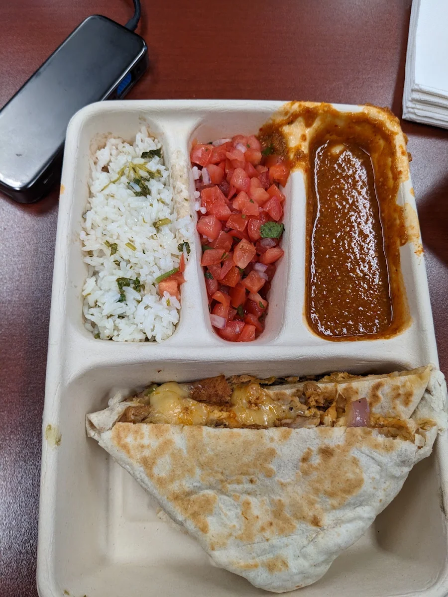 Chicken Al Pastor Quesadilla