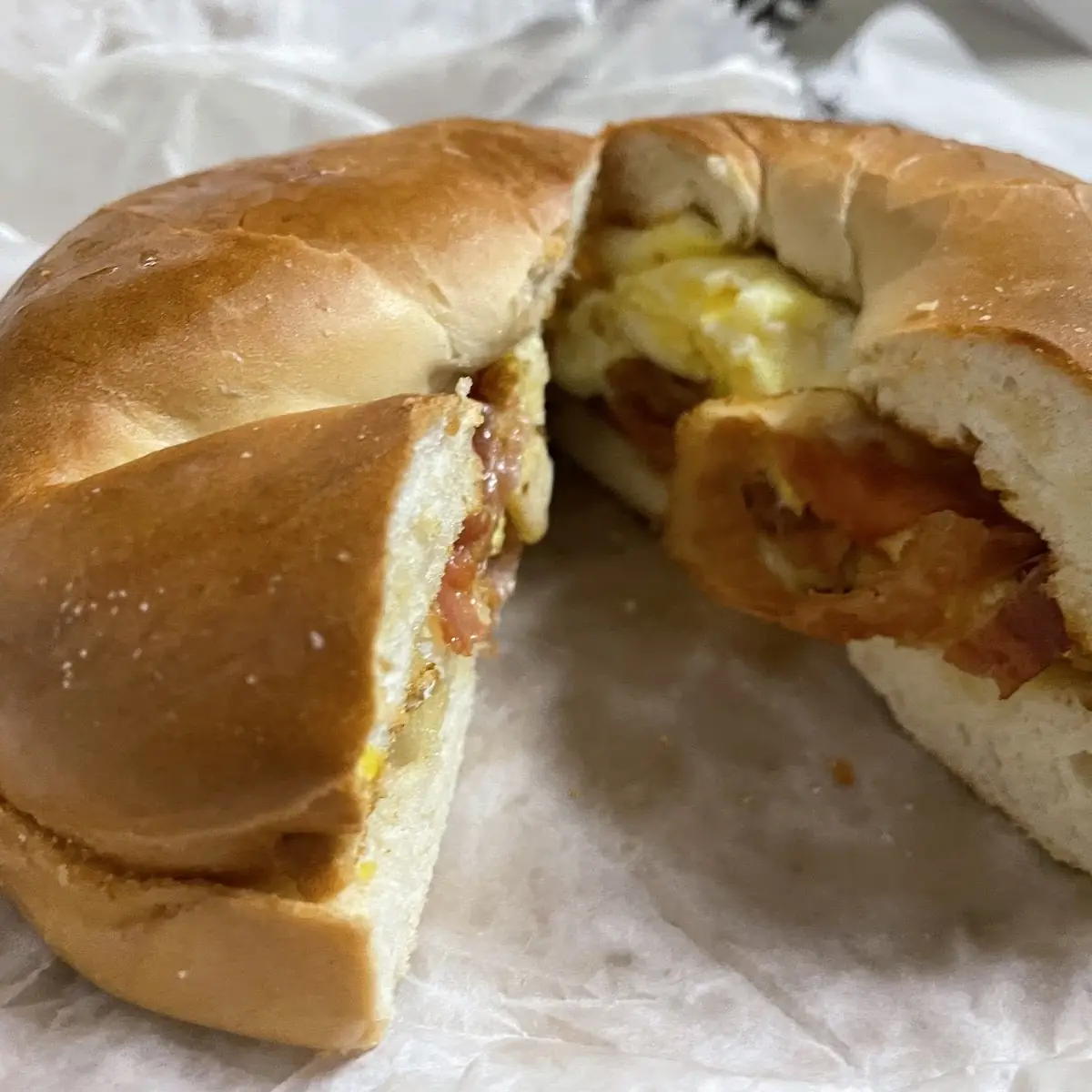 Egg Bacon Cheese Bagel