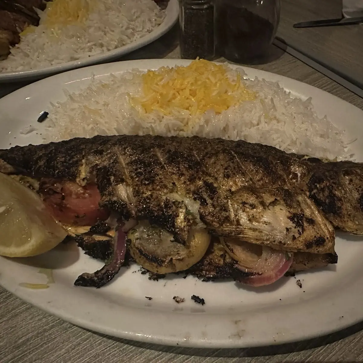 Grilled Trout Kabob