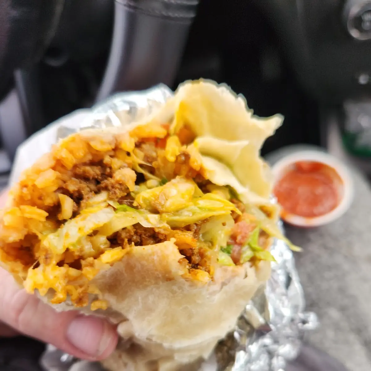Ground Beef Burrito
