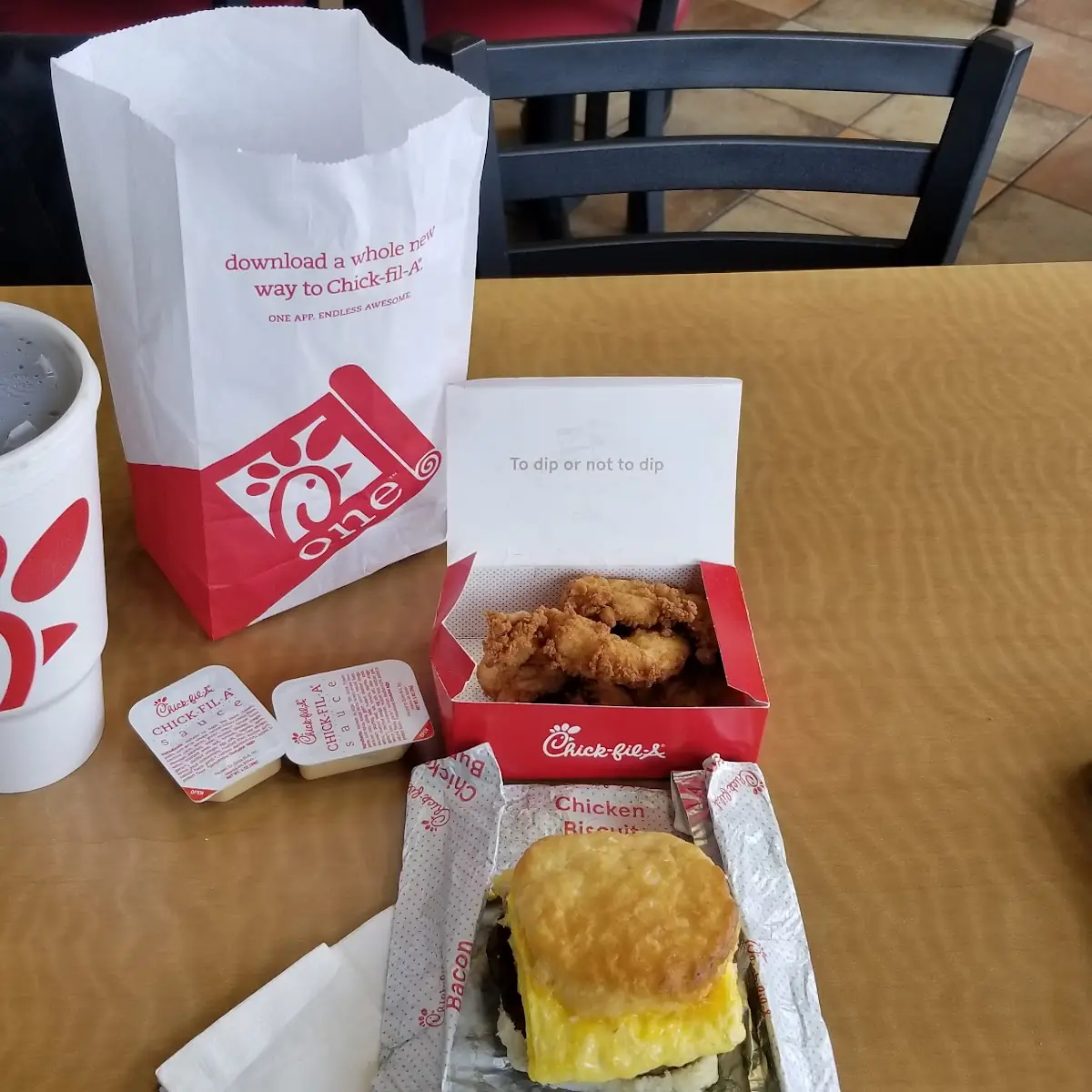 Chicken Biscuit with Chicken Strips
