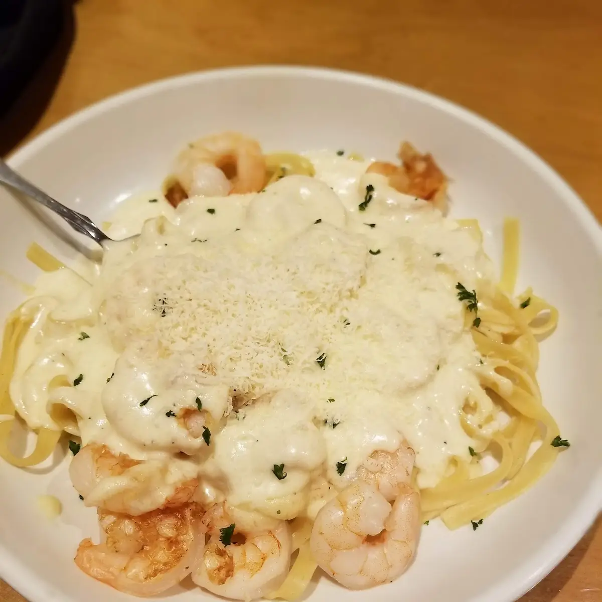 Chicken and Shrimp Alfredo