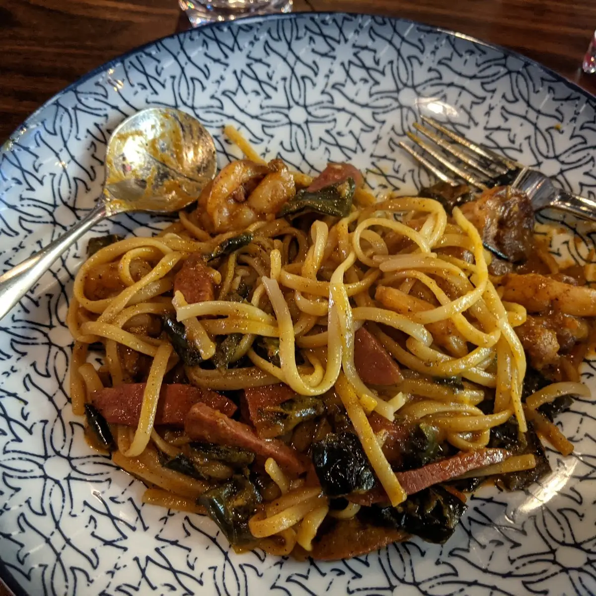 Creole Shrimp Linguine