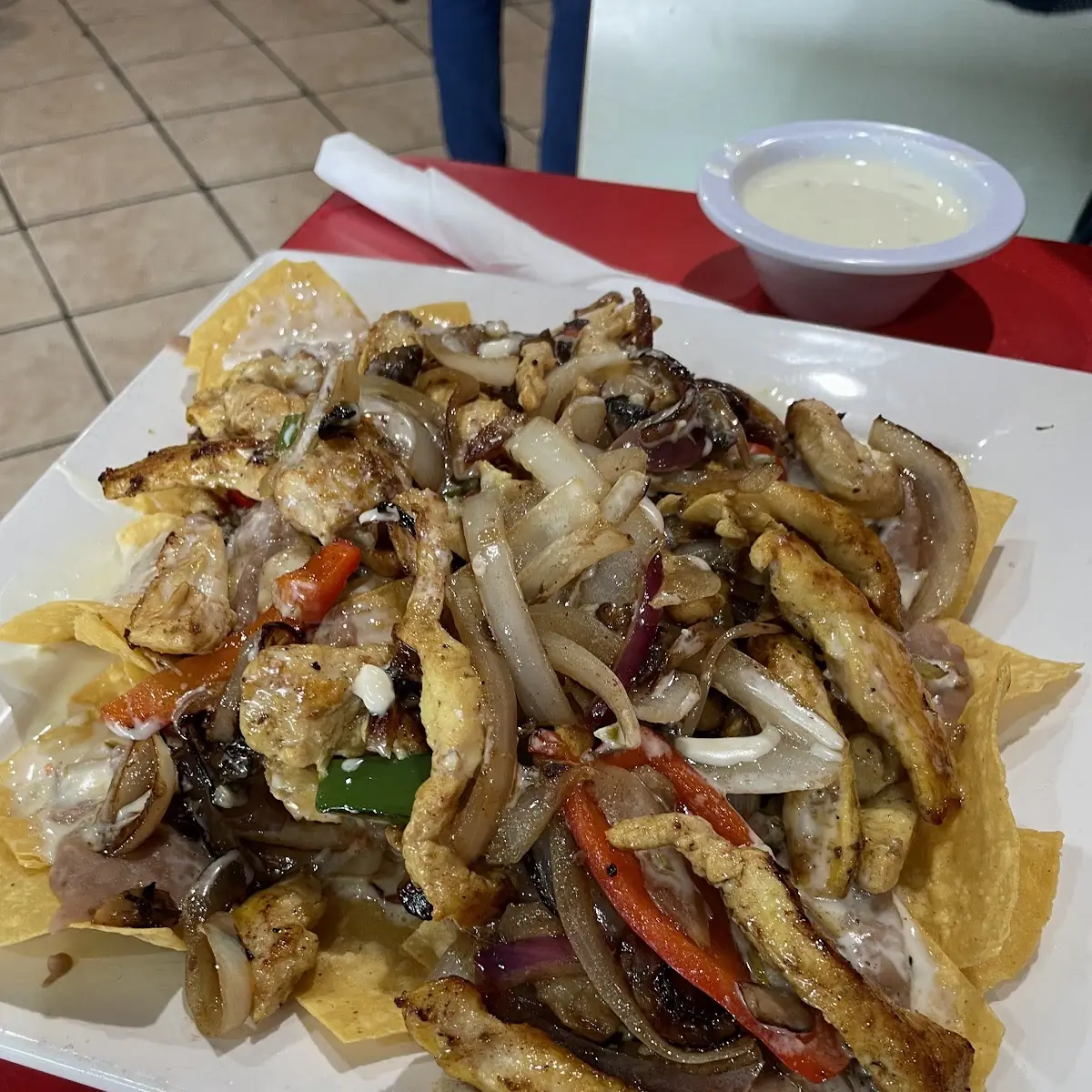 Chicken Nachos Supreme