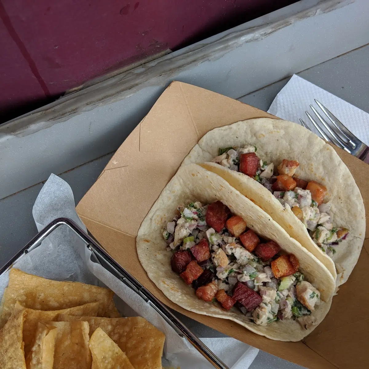 Chicken Salad Tacos