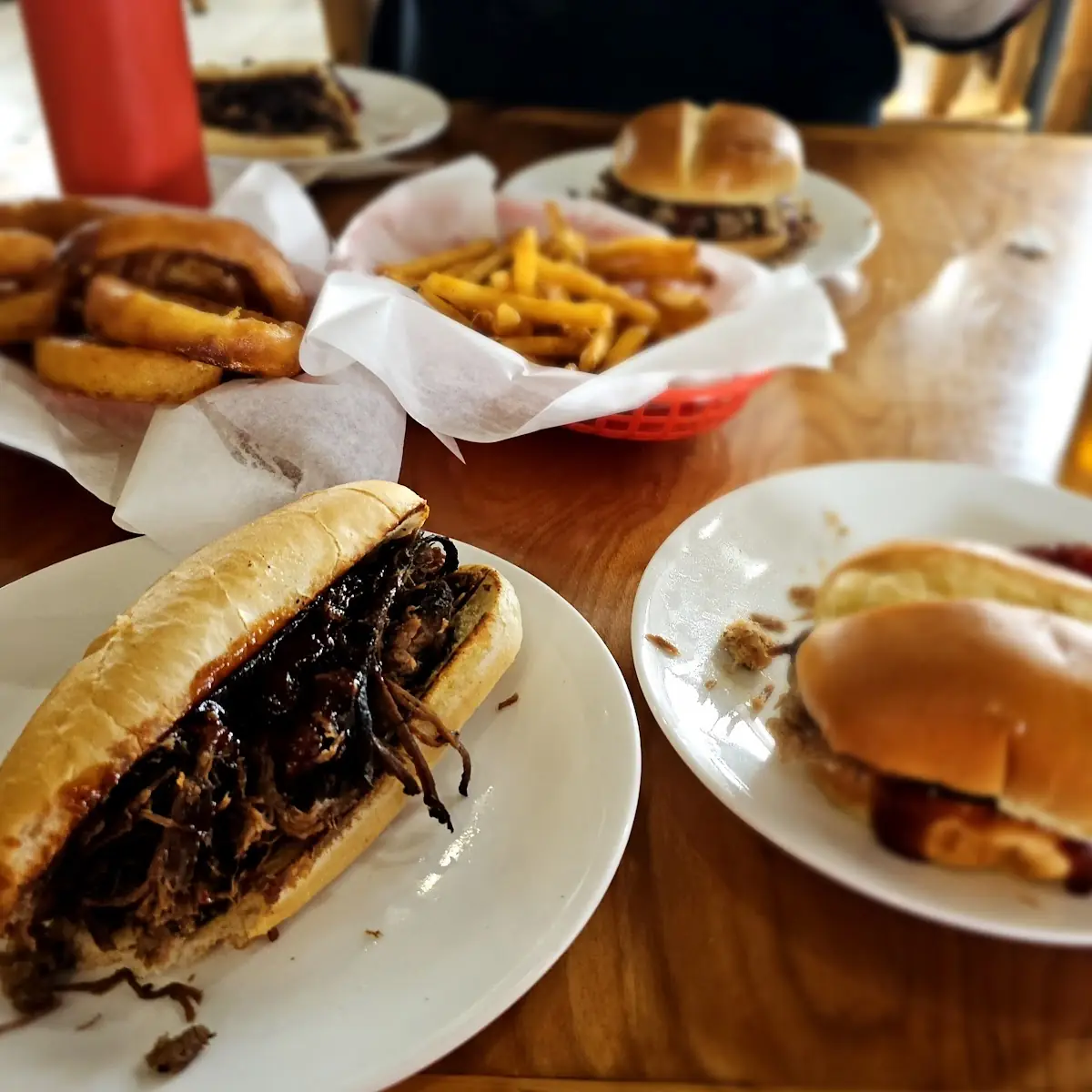 Double Smoked Pulled Pork Sandwich