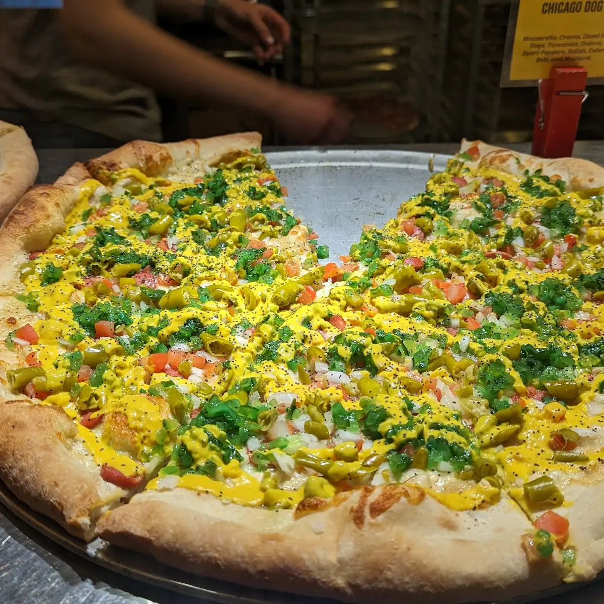 Chicago Dog Pizza