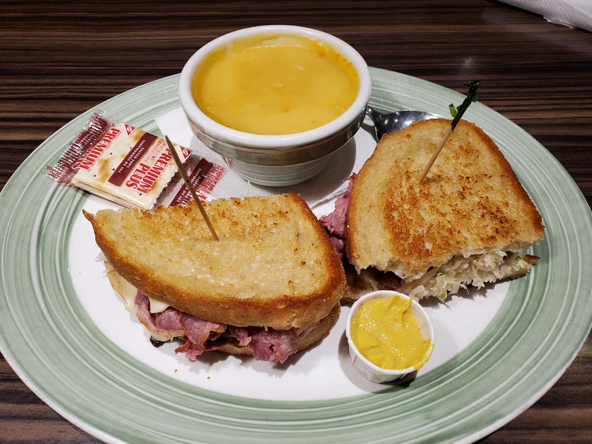 Reuben Sandwich with Soup of the Day
