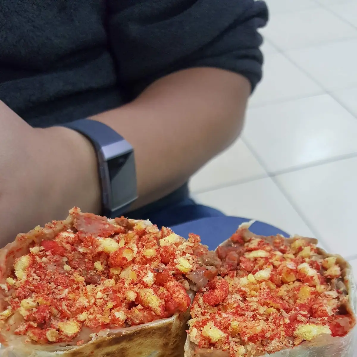 Flaming Hot Cheetos Quesadilla