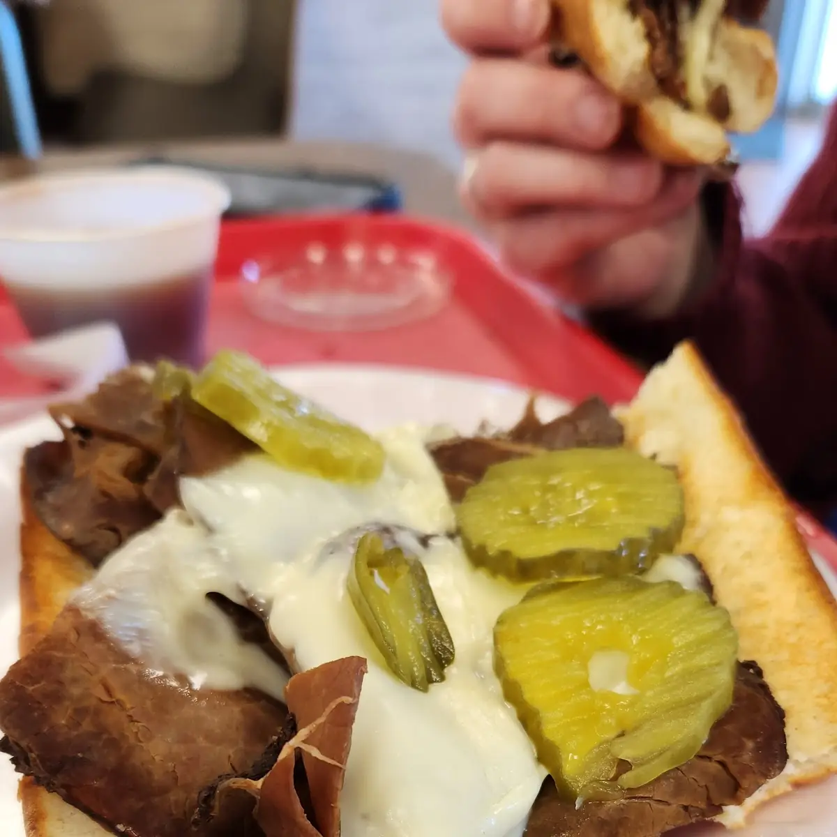 A Mans Roast Beef Sandwich