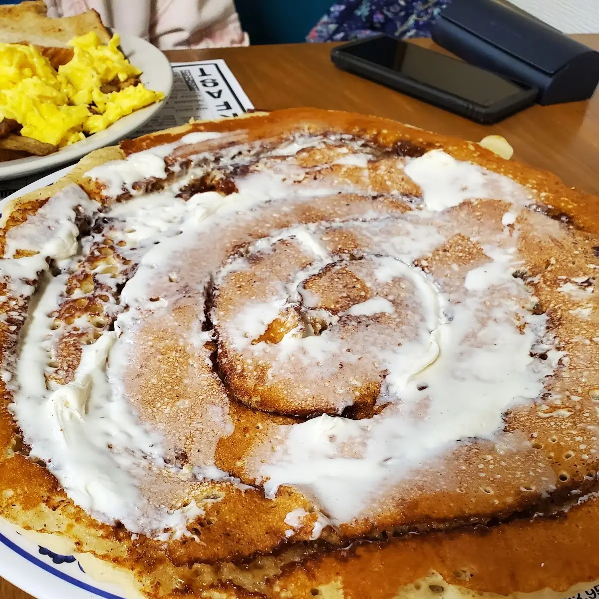 Cinnamon Roll Pancake