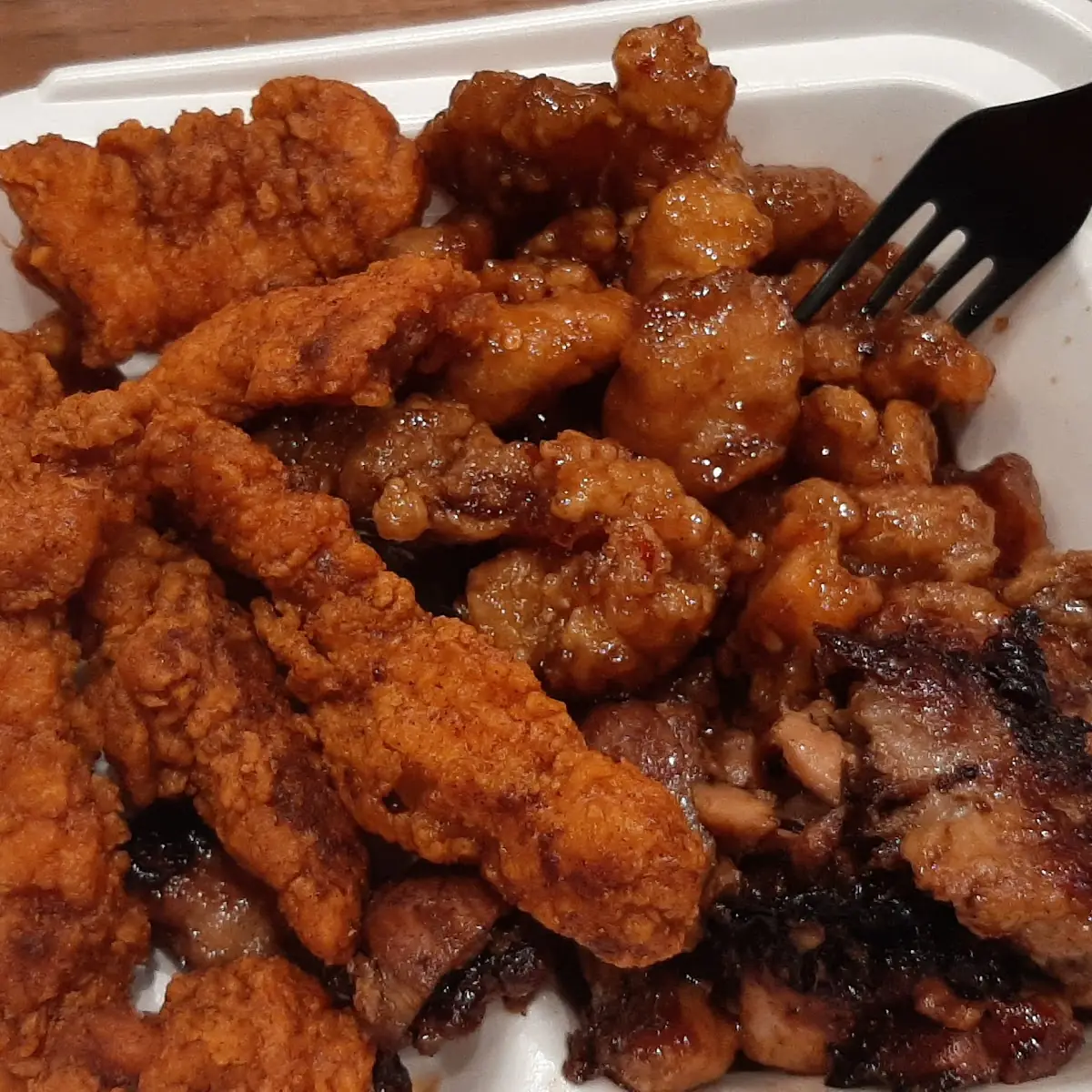 Orange Chicken and Chipotle Chicken
