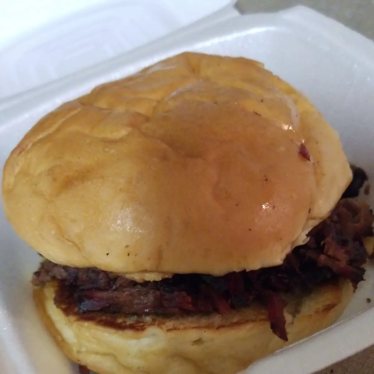 Chopped Brisket Sandwich