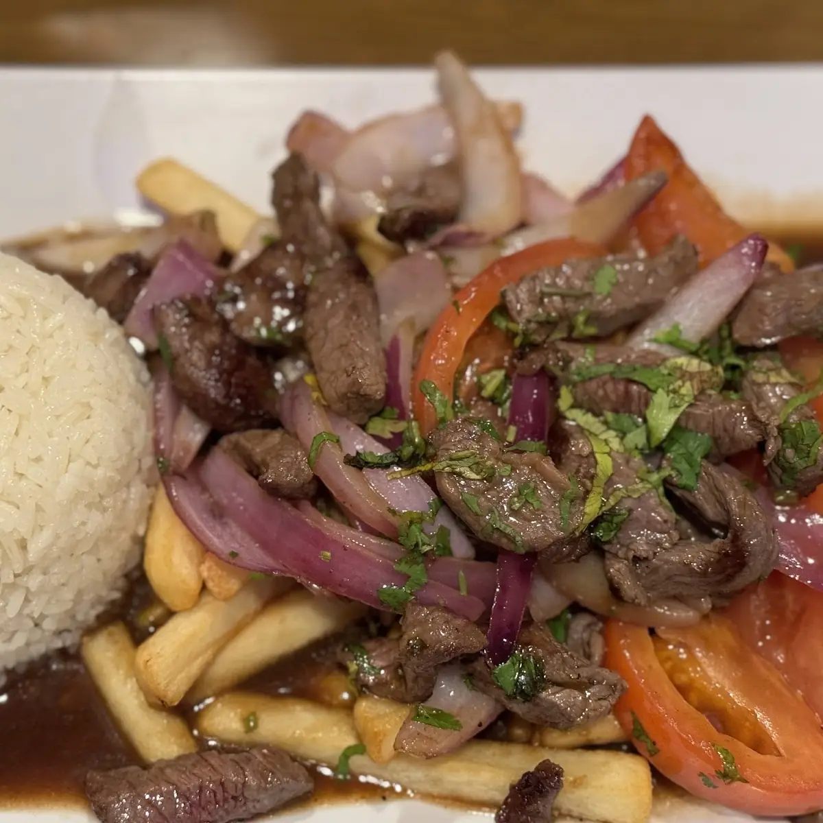 Lomo Salteado Sautéed Steak