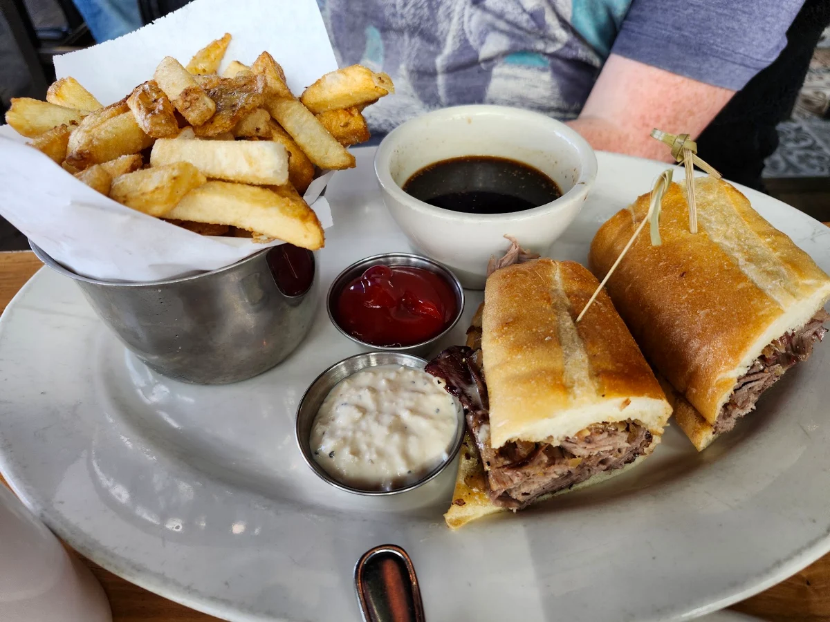 Beef Dip with Au Jus Fries & Dip