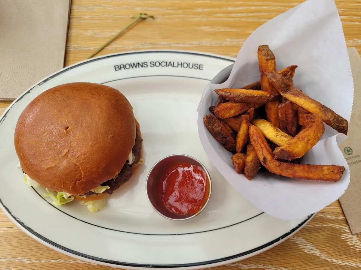 Hamburger and Fries
