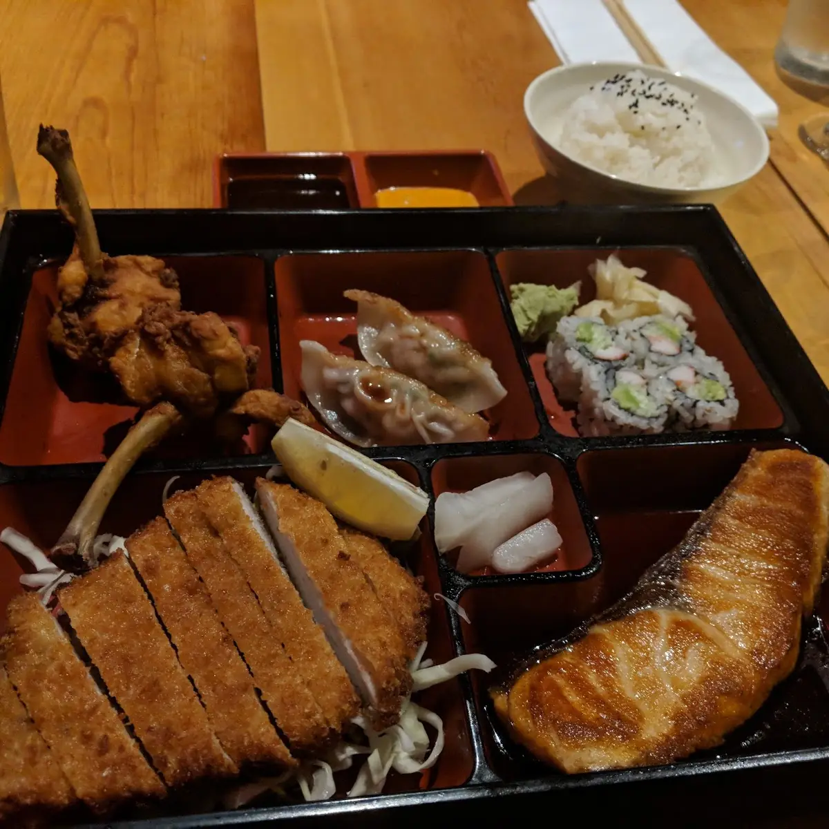 Pork or Chicken Katsu Bento Box