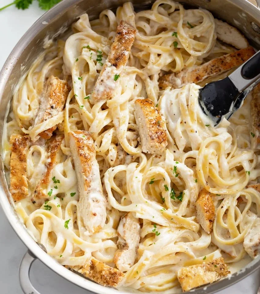 Chicken Fettuccine Alfredo