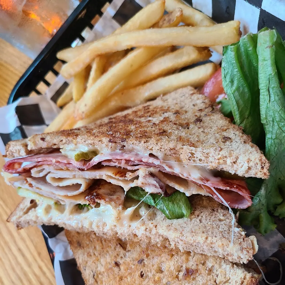Roasted Turkey Club Sandwich