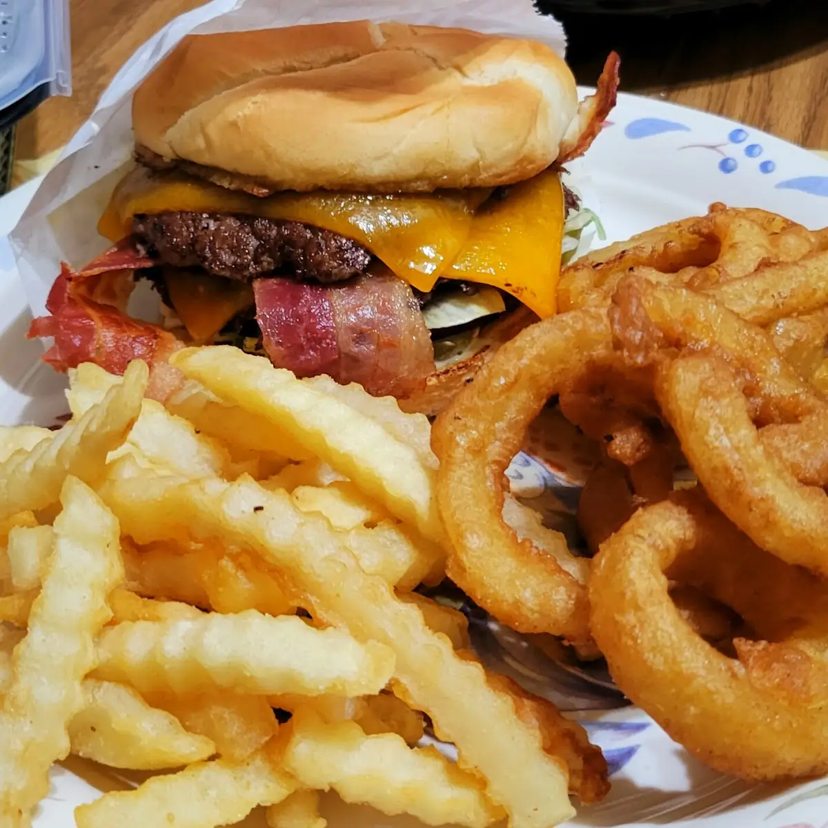 Culver's Deluxe Double Bacon Cheeseburger
