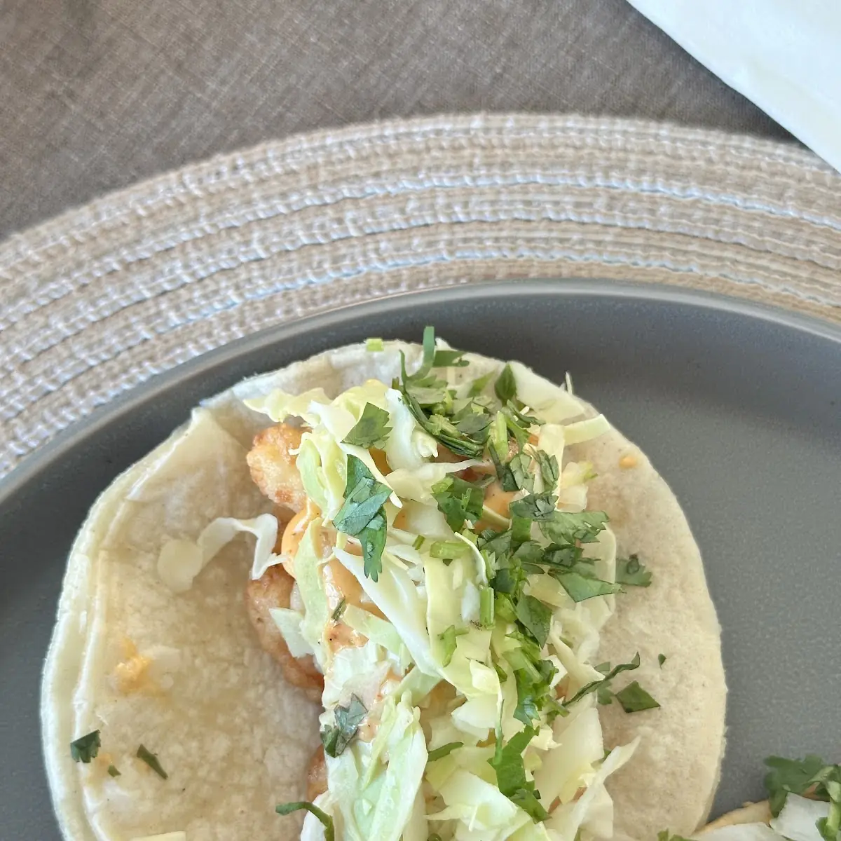 Fried Shrimp Taco