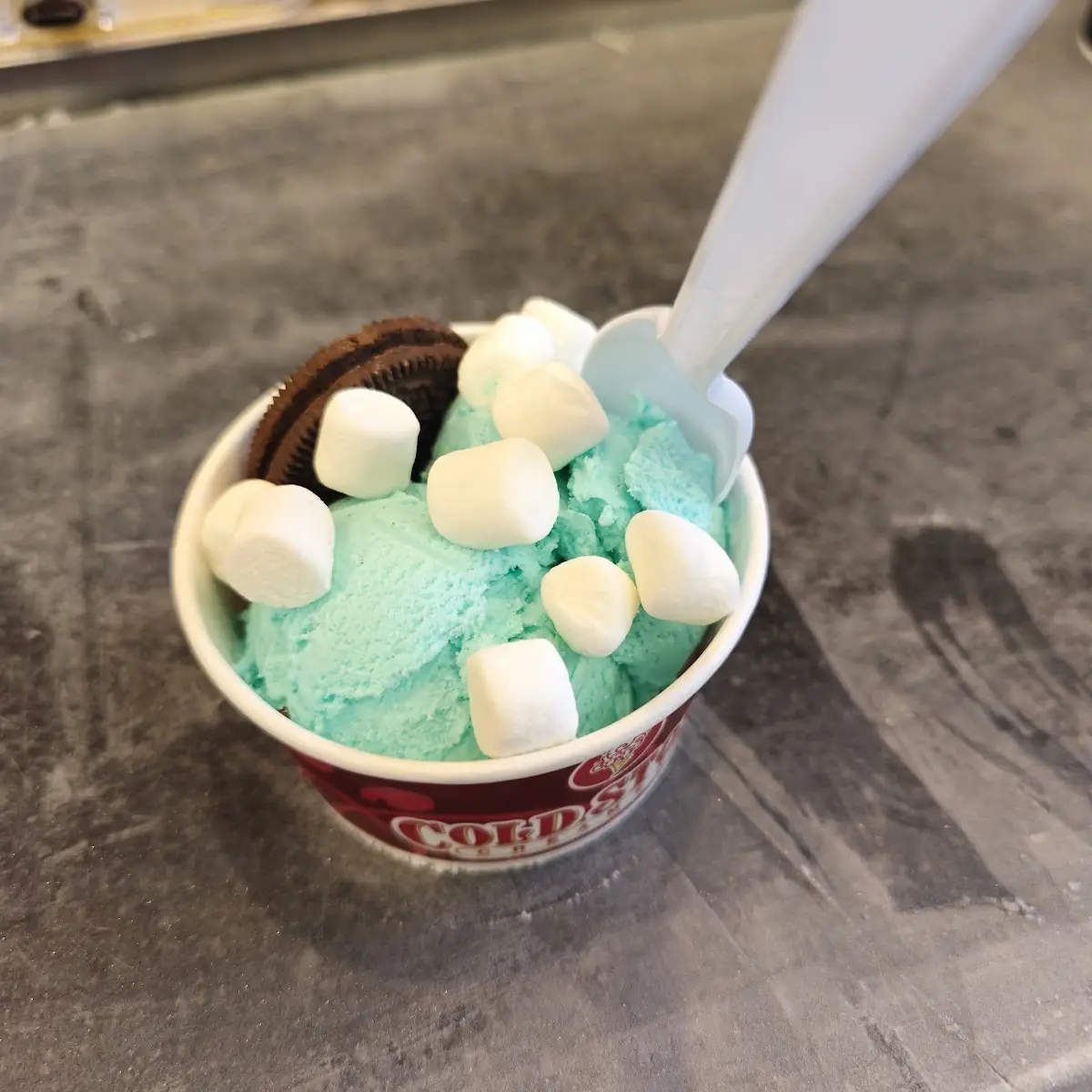 Strawberry Marshmallow Ice Cream - Sample