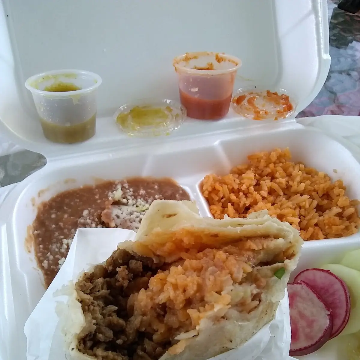 Carne Asada Burrito Combo