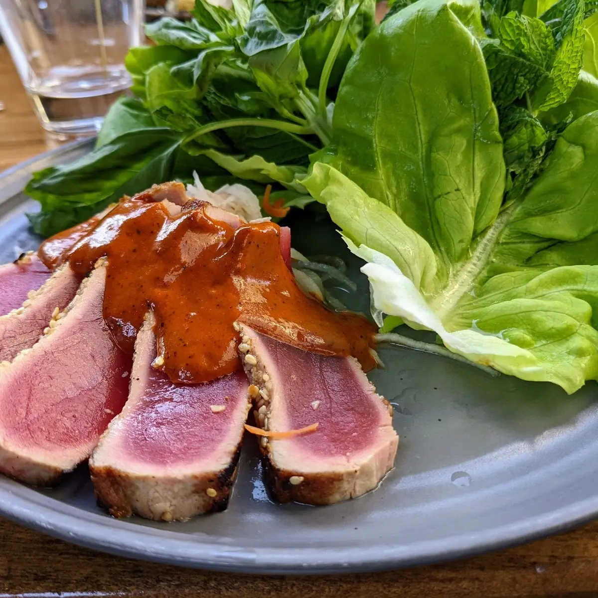 Ahi Tuna Lettuce Wraps
