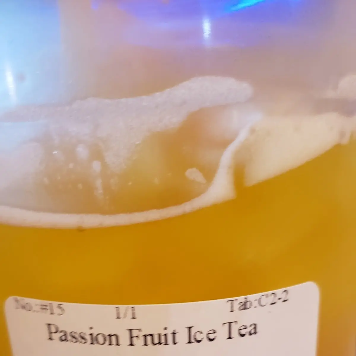 Passion Fruit Iced Tea