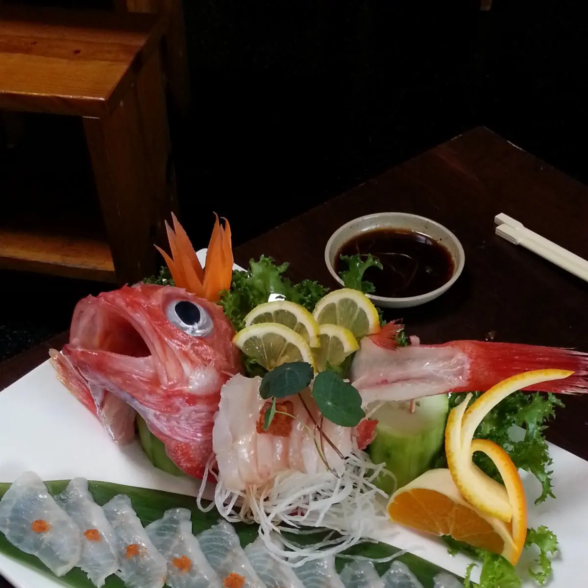 Red Snapper Sashimi