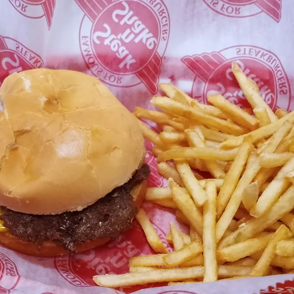 Double Cheeseburger and Fries