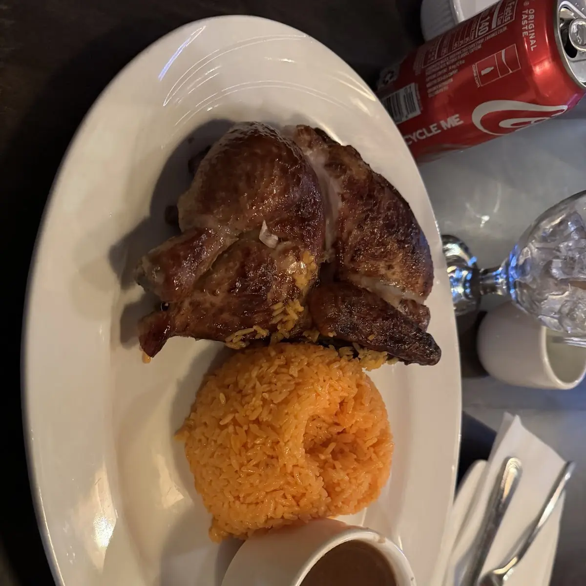 Yellow Rice and Fried Plantain