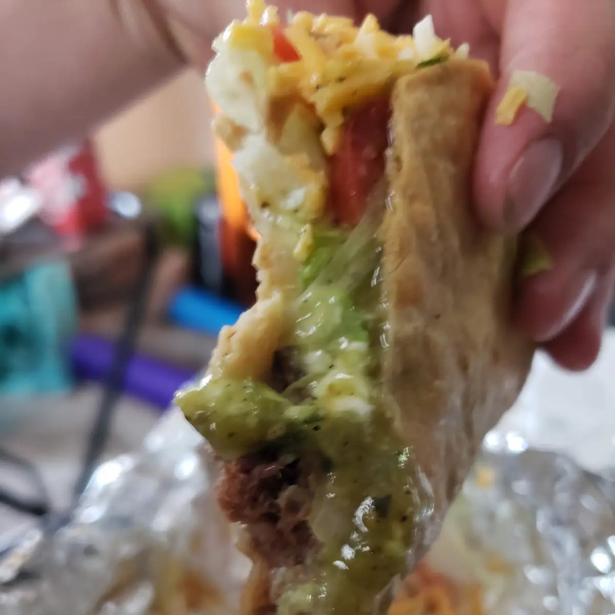 Shredded Beef Hard Shell Taco