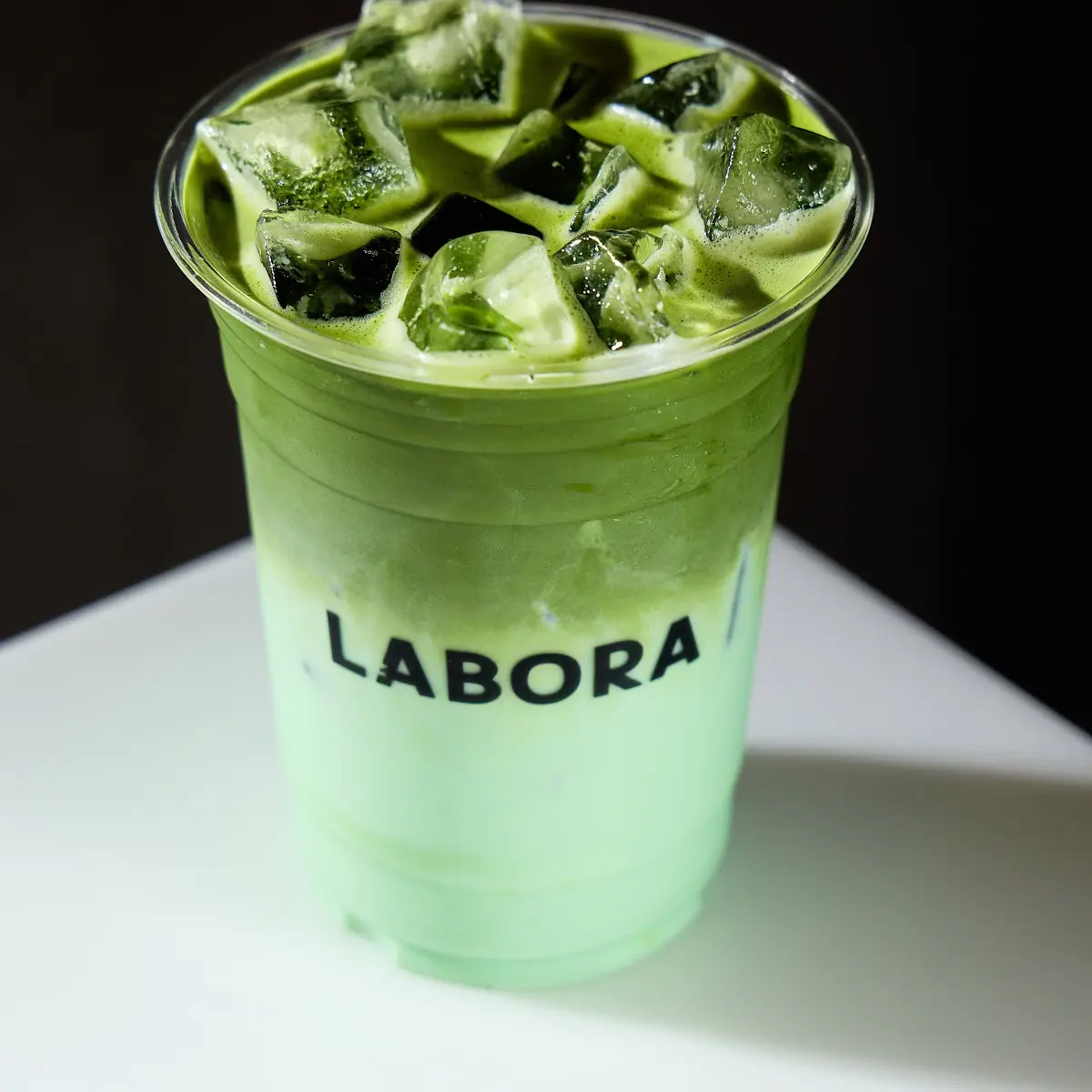 Iced Matcha Lattes with Cream