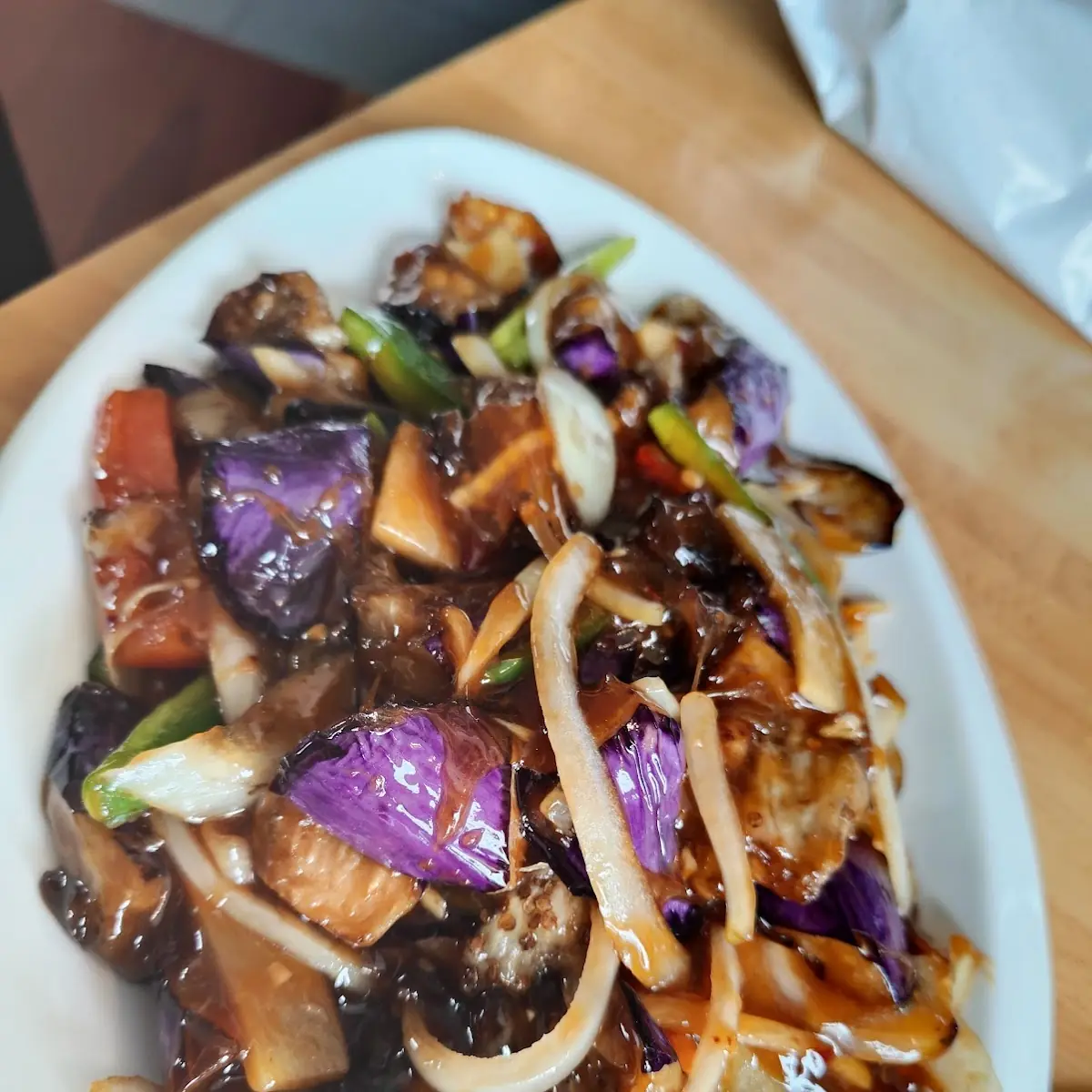 Eggplant in Garlic Sauce