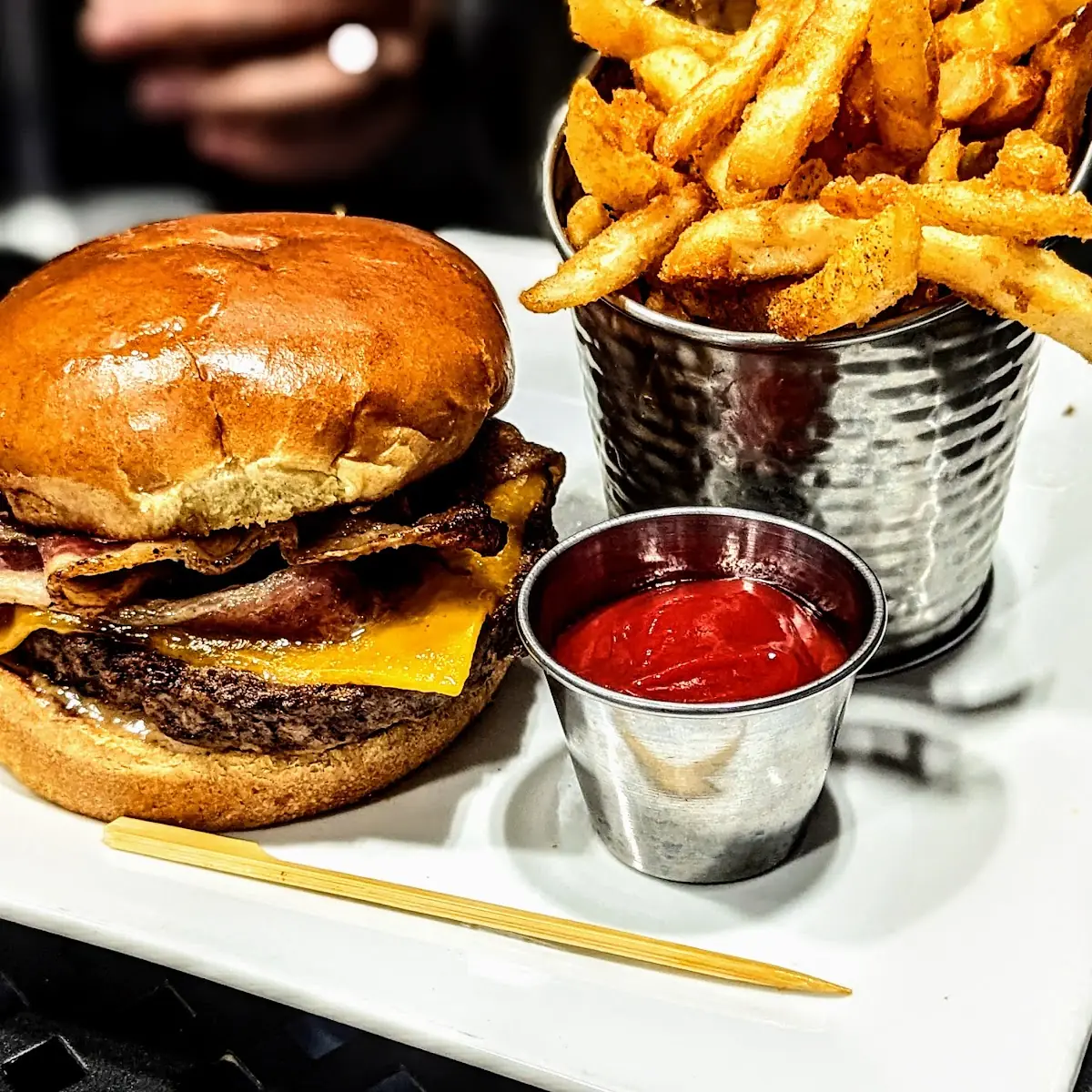 Peanut Butter Bacon Time Burger