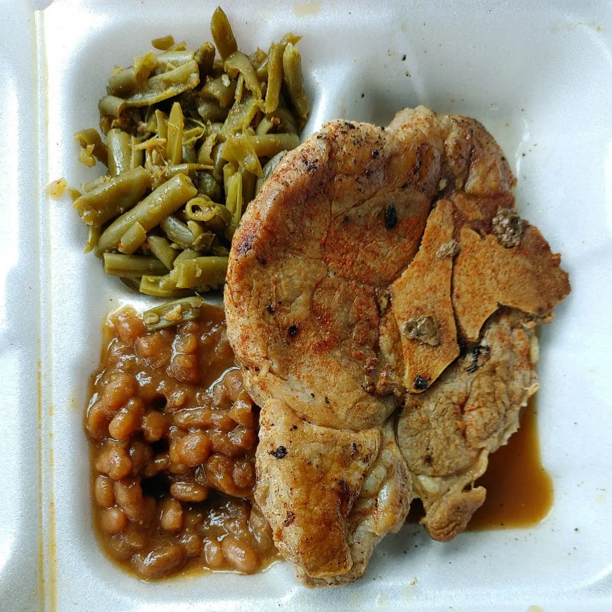Pork Chop Plate Fried