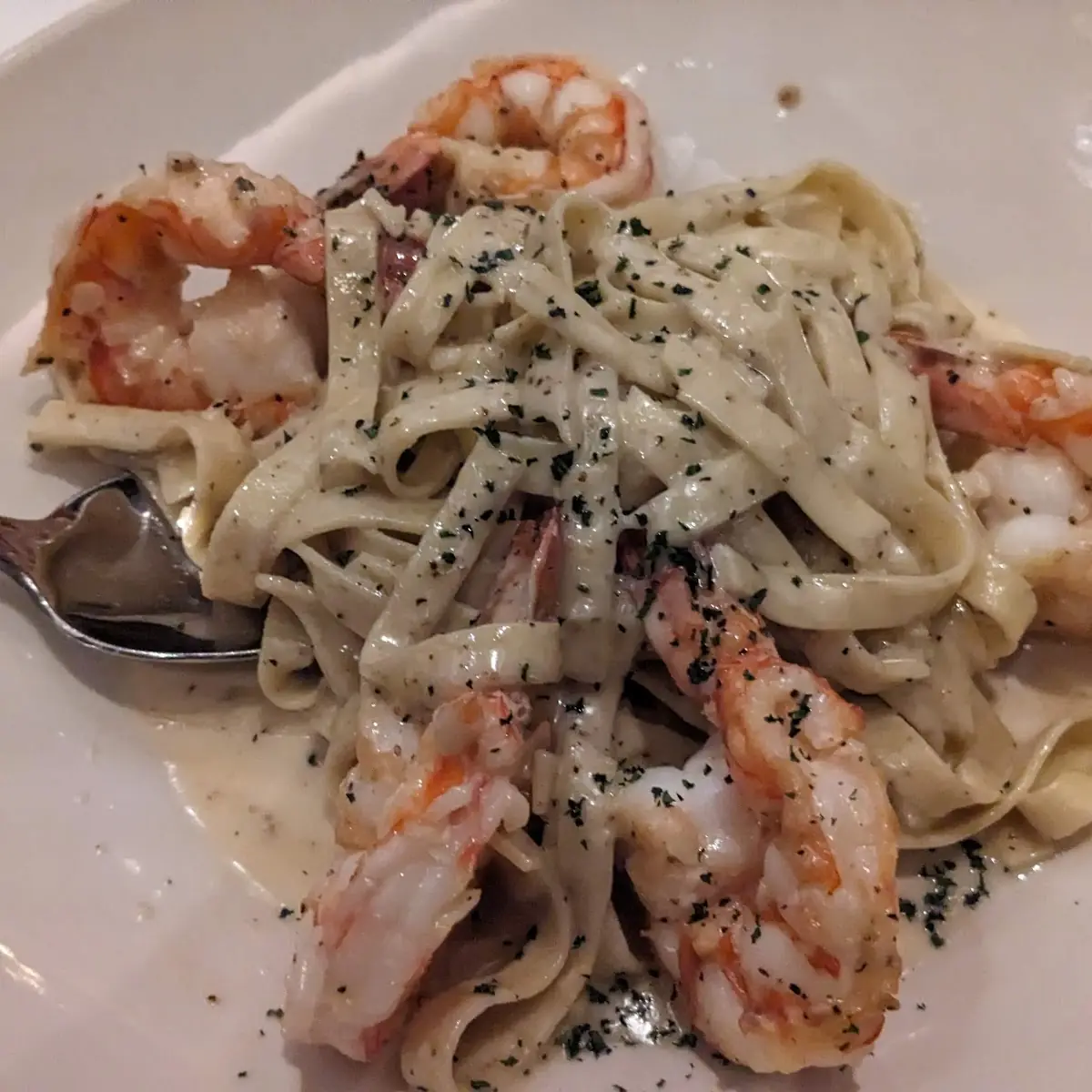 Shrimp Fettuccine Alfredo