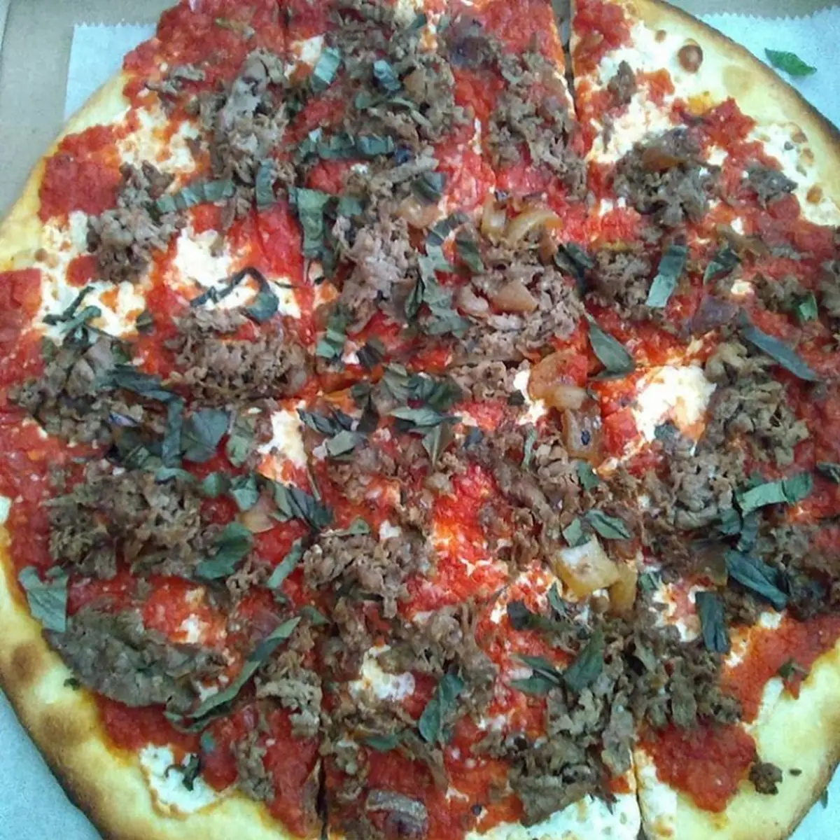 Steak Pizza