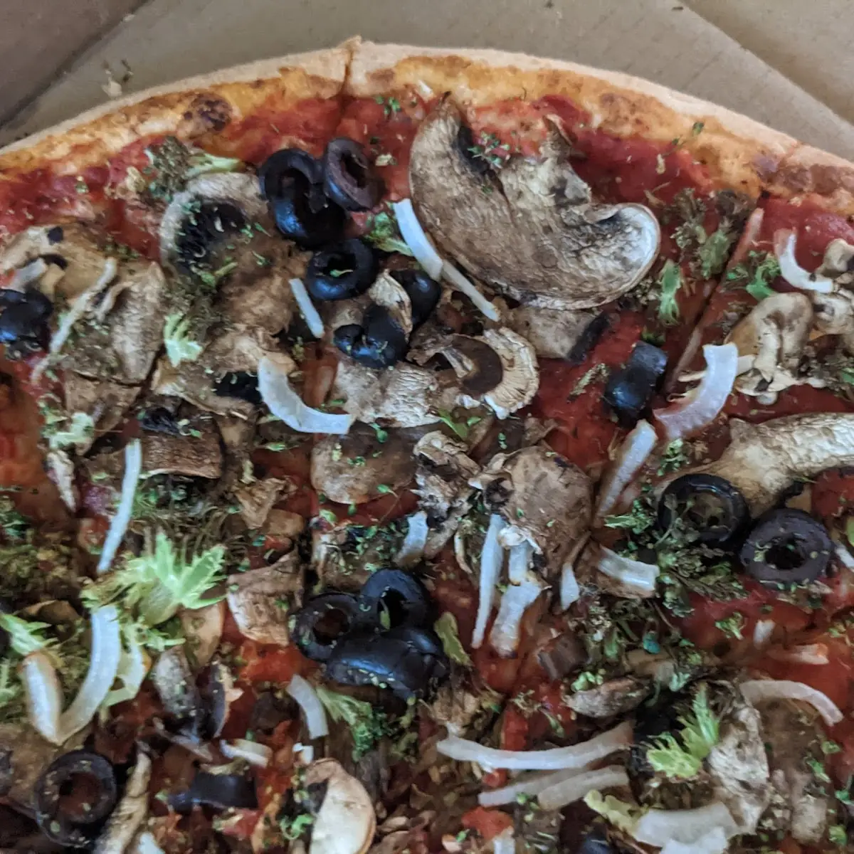 Veggie with No Cheese Pizza